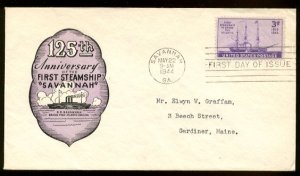IOOR - 1944 First Steamship "Savannah" (#923) FDC
