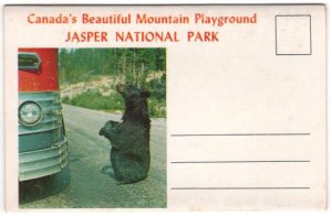 1950s JASPER NATIONAL PARK (Canada) - Full Color Souvenir Folder/Mailer