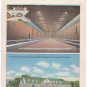 1950s PENNSYLVANIA TURNPIKE - "The World's Greatest Highway" - Illustrated Souvenir Folder/Mailer