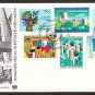 1979 UNITED NATIONS (Vienna) Official Geneva FDC - First Definitives (Sc. #1-6)