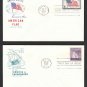 1957 - 8 Different HOUSE OF FARNAM Cacheted FDCs - All UA