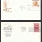 1957 - 8 Different HOUSE OF FARNAM Cacheted FDCs - All UA