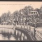 1930s (?) WELLESLEY, MASSACHUSETTS - Hunnewell Gardens, Lake Waban - Postcard