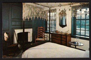1950s VALLEY FORGE, PENNSYLVANIA - Martha Washington's Bedroom - Postcard