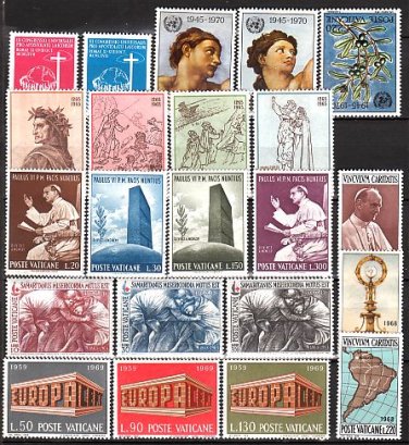 VATICAN - 40 Different MNH / Complete Sets - 1964//71