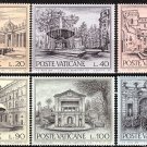 VATICAN - 1975 European Architectural Heritage Year - Fountains (Sc. 573-8) - MNH