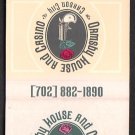 ORMSBY HOUSE AND CASINO - Carson City, Nevada - 1990s Matchbook Cover