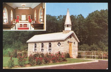 GRACE COMMUNITY CHURCH PRAYER CHAPEL - Cumberland, Maryland - 1970s Postcard