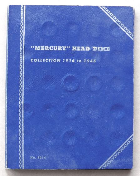 Details about   Mercury Dime 1916-1945 Whitman Coin Folder 9014 