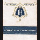 HOTEL STATLER - A Hilton Hotel - 1960s(?) Matchbook Covertchbook Cover