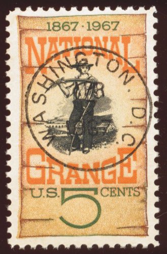 Bullseye (SOTN) First Day Dated Stamp - 1967 National Grange (#1323)