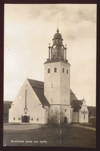 SWEDEN - Skellefte&Atilde;&yen; stads nya kyrka - Vintage Unused Post Card