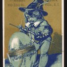 HERBERT HORTON'S CHRISTMAS SLIPPERS - Providence, Rhode Island - Victorian Trade Card