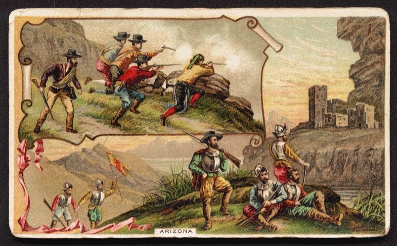 1892 Victorian Trade Card - Arbuckle Brothers Coffee Company -  ARIZONA (#21)