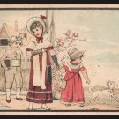 MATHER KID GLOVE - C. Shenk, Lebanon, Pennsylvania - Victorian Trade Card - dog