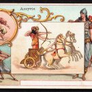 CHICOREE A LA BERGERE Victorian Trade Card - "Assyrie" (Assyria) - Sports & Pastimes