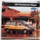 1987 FORD AEROSTAR - Sales Brochure