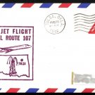 1966 AIR MAIL ROUTE 107 First Flight Cover - Tulsa, Oklahoma to Chicago