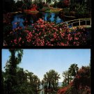 CYPRESS GARDENS, Winter Haven, Florida - 1960s Unused Scenic Postcards (2)