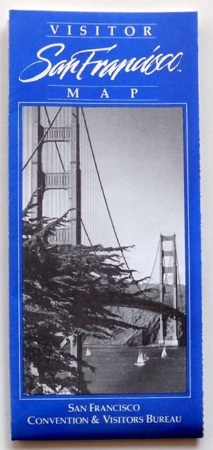 SAN FRANCISCO, CALIFORNIA - 1987 Visitor Map