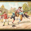 MAISON ROLLAND Victorian Trade Card - "PAUVRE PICADO" - boy bullfighters
