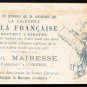 CHICOR&Atilde;�E A LA FRAN&Atilde;�AISE, Paul Mairesse Victorian Trade Card - mom, dad and boy