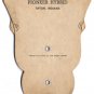 Vintage Tri-Fold Advertising Fan - PIONEER HYBRID, Tipton, Indiana