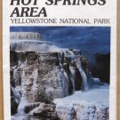 YELLOWSTONE NATIONAL PARK, Mammoth Hot Springs Area - 1980s Visitor Map & Guide