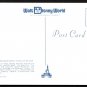 WALT DISNEY WORLD Magic Kingdom - Aerial View - 1970s Unused Post Card