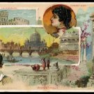 1891 Victorian Trade Card - Arbuckle Brothers Coffee Company - ROME, ITALY (#25)