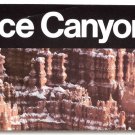 BRYCE CANYON NATIONAL PARK, Utah - 1987 Visitor Map & Guide
