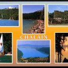 LAC DE CHALAIN, FRANCE - Scenic Multi-View Postcard - Unused
