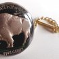 Buffalo Nickel Tie Tack - U.S. Coin Jewelry