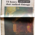 CHICAGO DAILY NEWS Special Report Supplement - April 16, 1968 - Chicago Riots