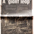 CHICAGO DAILY NEWS (partial newspaper) - July 21, 1969 - APOLLO 11 Moon Landing