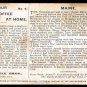 1892 Victorian Trade Card - Arbuckle Brothers Coffee Company - MAINE (#9)