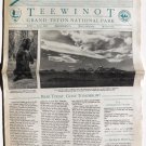 TEEWINOT - 1985 Grand Teton National Park Visitor Information Newspaper