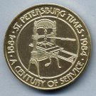 FLORIDA - 1984 St. Petersburg Times CENTENNIAL COIN - Aluminum Advertising Token