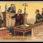 Victorian Trade Card - Arbuckle Brothers Coffee Company -   "HANDICAPPED BY HIS BUSINESS" (#68)