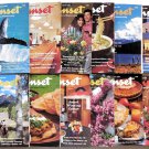 1988 SUNSET Magazine - Complete Year - 12 Issues with Slipcase