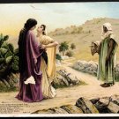 HIRES' ROOT BEER, Philadelphia - Victorian Trade Card - biblical, Ruth and Naomi