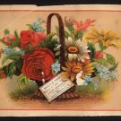 MRS. C. F. THOMAS, Millinery & Ladies' Underwear - Victorian Trade Card