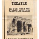 TOMBSTONE, ARIZONA - Bird Cage Theatre - 1990s Promotional Brochure