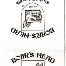BOAR'S HEAD - Steak & Prime Rib - 1980s(?) Matchbook Cover