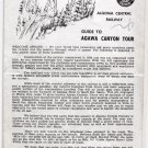 ALGOMA CENTRAL RAILWAY - Agawa Canyon, Ontario, Canada - 1970s Passenger Guide