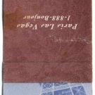 PARIS LAS VEGAS Hotel / Casino - Nevada - 1990s Matchbook Cover