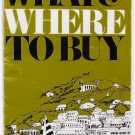 ST. THOMAS, U.S. Virgin Islands - 1970s Shoppers' Guide Brochure