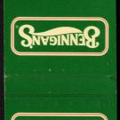 BENNIGAN'S Restaurants - 1990s Matchbook Cover