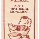 ANASAZI INDIAN VILLAGE - Utah State Historical Monument - 1983 Visitor Brochure