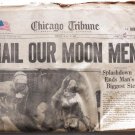CHICAGO TRIBUNE - July 25, 1969 - Apollo 11 Splashdown - Complete Newspaper